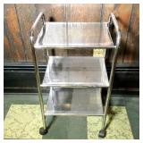 (3) Shelf Chrome Cart