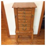 Oak Jewelry Chest