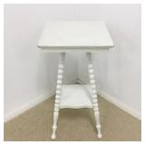 Painted White Plant Stand