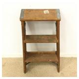 (2) Step Wood Step Stool