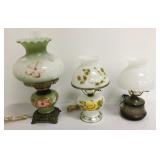 (3) GWTW Style Lamps
