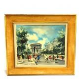 Painting on Canvas, Arc de Triumph, Maurice Legend