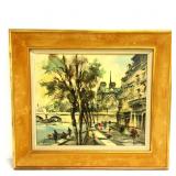 Painting on Canvas, Notre Dame, Maurice Legendre