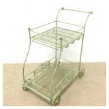 Cast Metal Outdoor Teacart