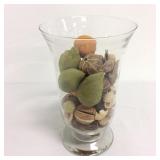 Dï¿½cor, Glass Vase with Fruit, Nut Shells