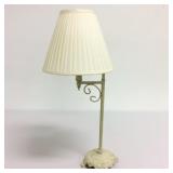 Boudoir Lamp with Cloth Shade