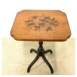 Hitchcock, Stenciled Top Plant stand