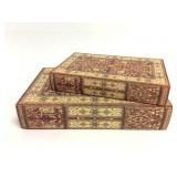 (2) Nesting Storange Boxes