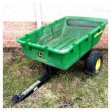 John Deere Dumping Lawn Cart