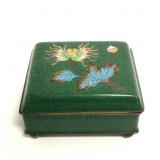 Chinese Enameled Champleve Trinket Box