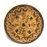 Bronze and Copper Enamel Plate, G.Halkides