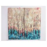 Modern Abstract Art, Forest Scene