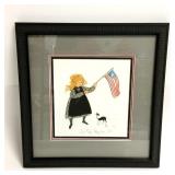 P.Buckley Moss Framed Print