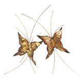 Mid-Century Butterfly Copper Wall Dï¿½cor