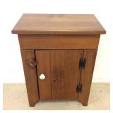 Pine Double Shelf Cabinet, End Table