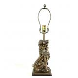 Robert Abbey Style Gold Lion Lamp