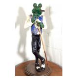Plaster Relief, Pool Player Frog