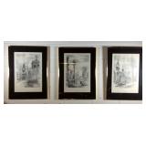 (3) Prints of England Landmarks