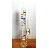 Galileo Thermometer, Clock, and Barometer