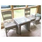 (4)pc Wicker Sunroom Set