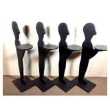 (4) Sihloutte Drink Stands
