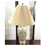 Fredrick Cooper Ceramic Peacock Lamp
