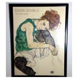 Egon Schiele, The Artists Wife, Print