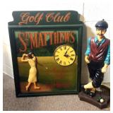 (2) Golf Novelty Decorator Items