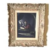 Frans van Mieris Textured Print "The Scholar"