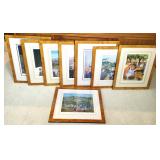 (8) pc Set Margaret Loton Artist Proof Prints