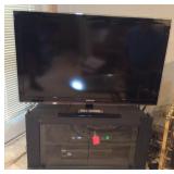 Samsung Television and Stand