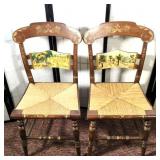 (2) Hitchcock Furniture Thanksgiving Chairs