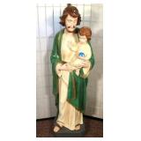 St. Joseph and Child 48" Fiberglass Statue