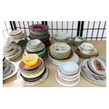 Large Lot, 80+ Pieces, Plates, Platters, Bowls