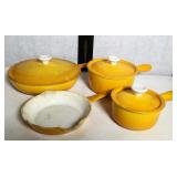 (4) pcs Descoware Belgium Cookware