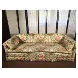 Floral Low Back Sofa