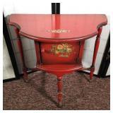 Vintage Decorated Humidor Smoking Stand