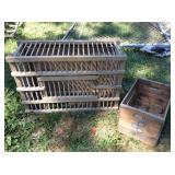 Primitive Wood Chicken Crate