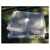 (2) 120" Plastic Dog Fences