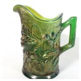 Northwood Carnival Glass, Raspberry Green