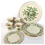 (10) Pieces, Lenox Holliday China