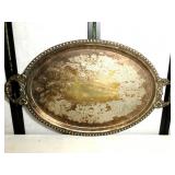 36" Silver Plate Tray