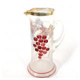 Victorian Era Decorated Lemonade Pitcher