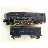 American Flyer Royal Blue Engine and Tender