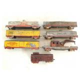 (7) Tootsie Toy  Railroad Train Cars