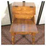 Cherry Finish Lamp Table