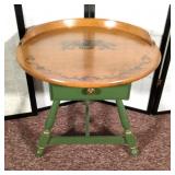 Heywood Wakefield Stenciled Lamp Table