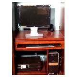 HP Desktop Computer, Monitor and Printer