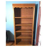 Oak Open Front Bookcase