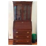 Mahogany Finish, Slant Front Secretary Desk